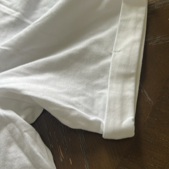 Chico's tee sequin flamingo white 3 XL Beachy vacation - Picture 5 of 8